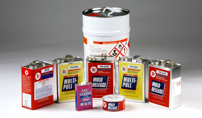 Waxes, release agents and cleaners